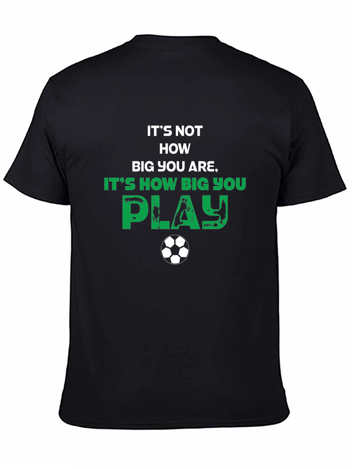Soccer Motivational T-Shirt - How Big You Play