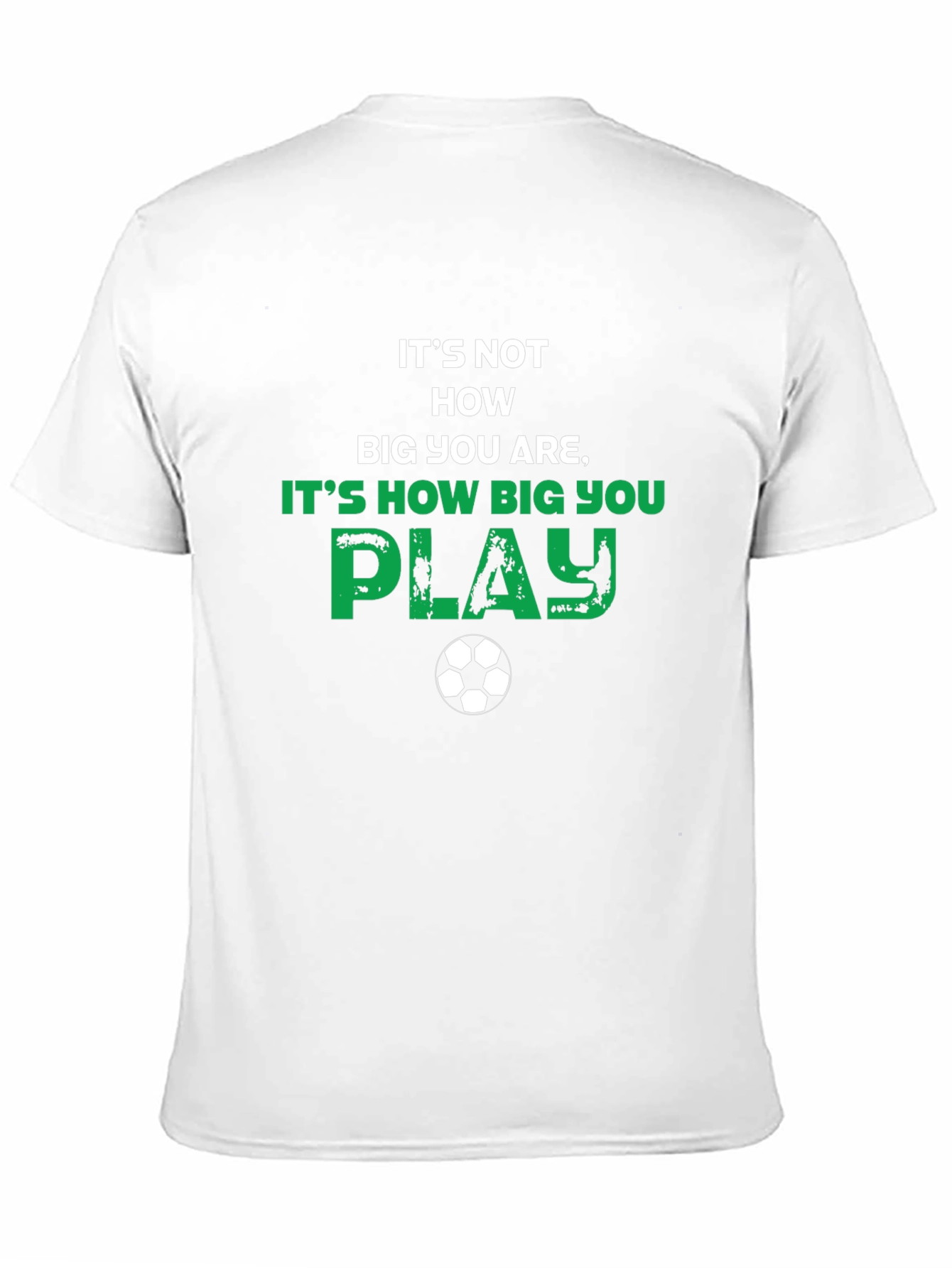 Soccer Motivational T-Shirt - How Big You Play