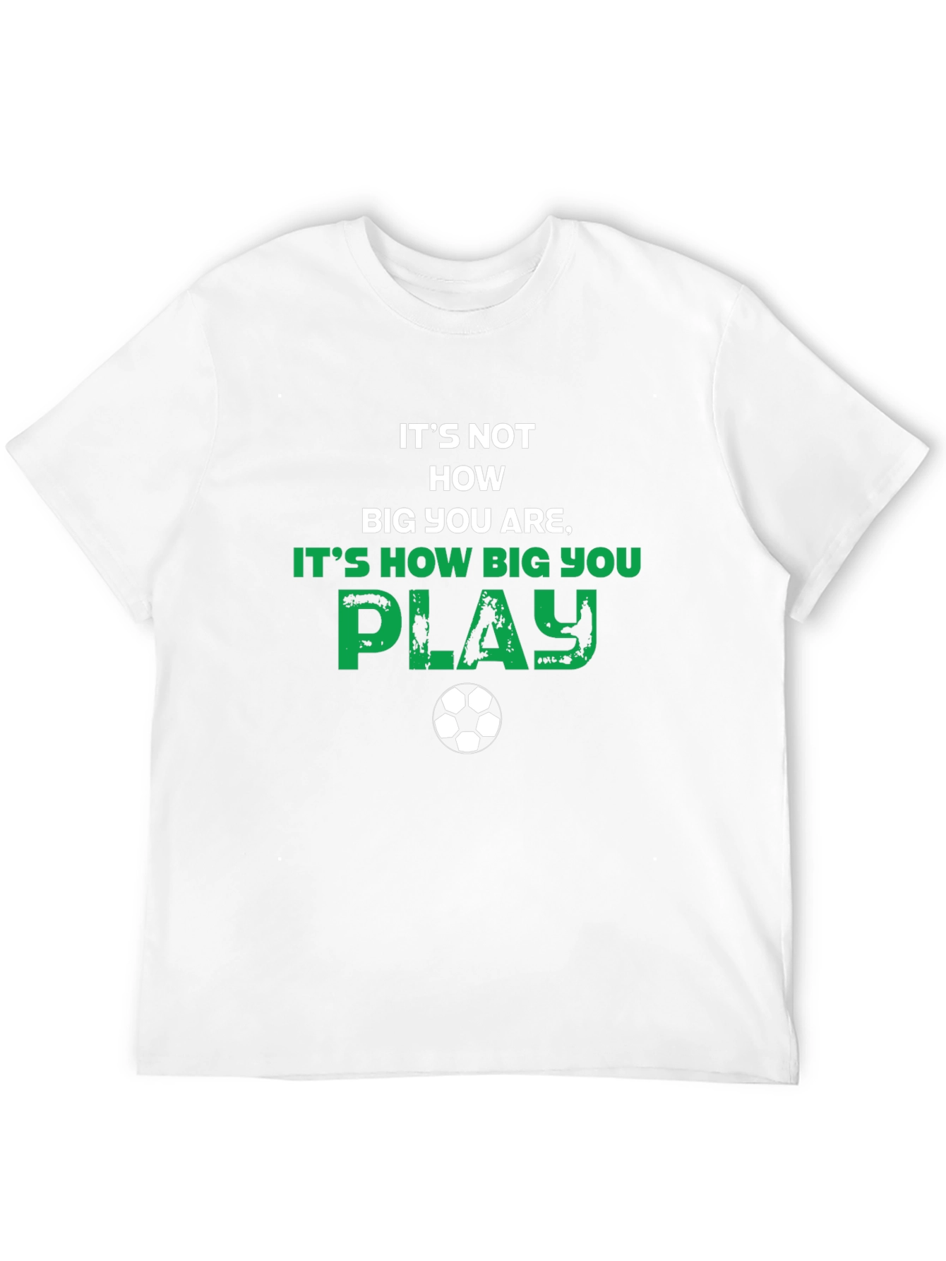 Soccer Motivational T-Shirt - How Big You Play