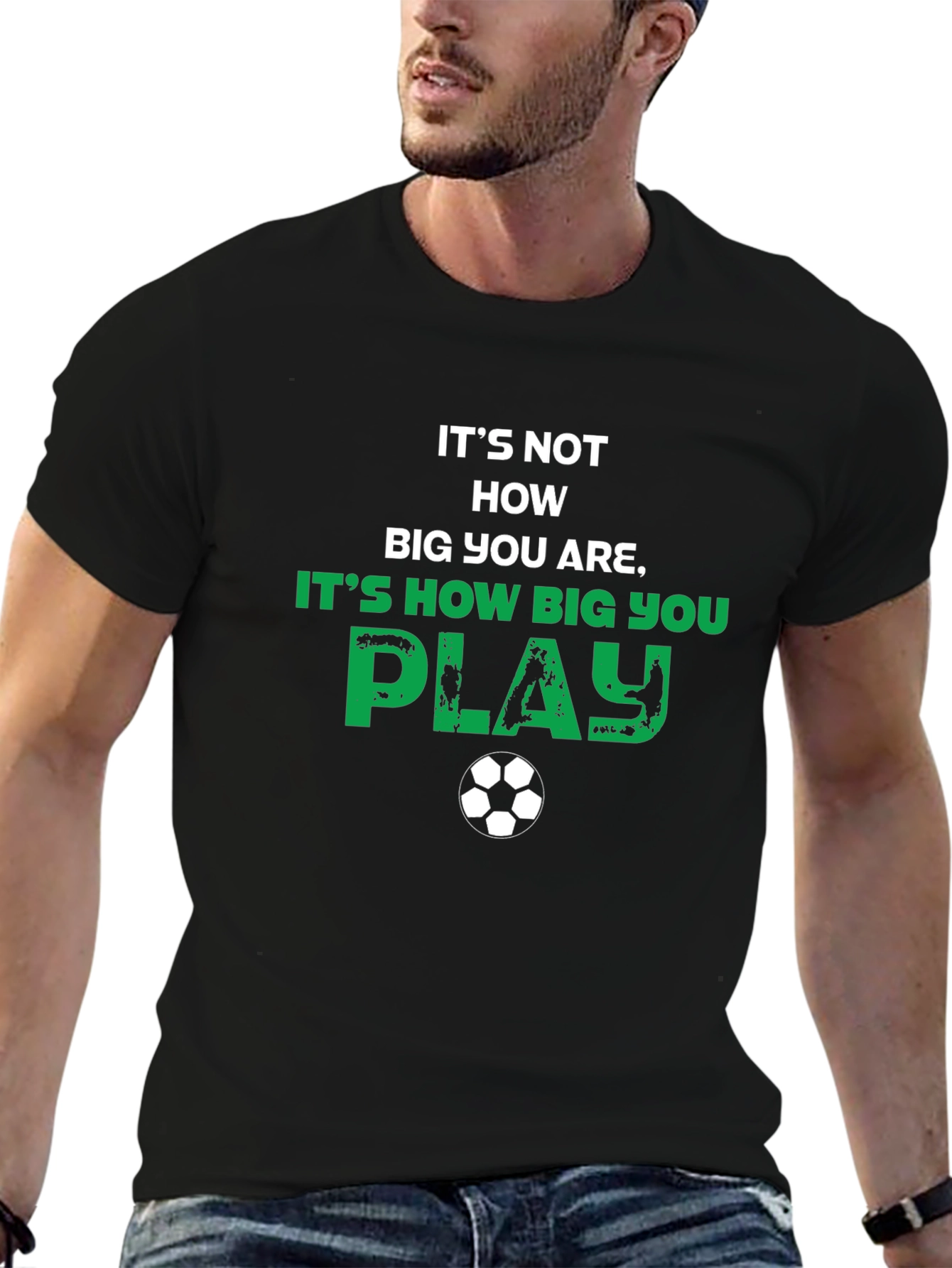 Soccer Motivational T-Shirt - How Big You Play