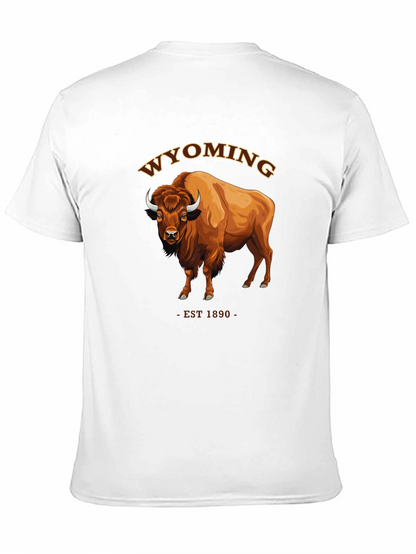 Wyoming Bison T-Shirt - EST 1890