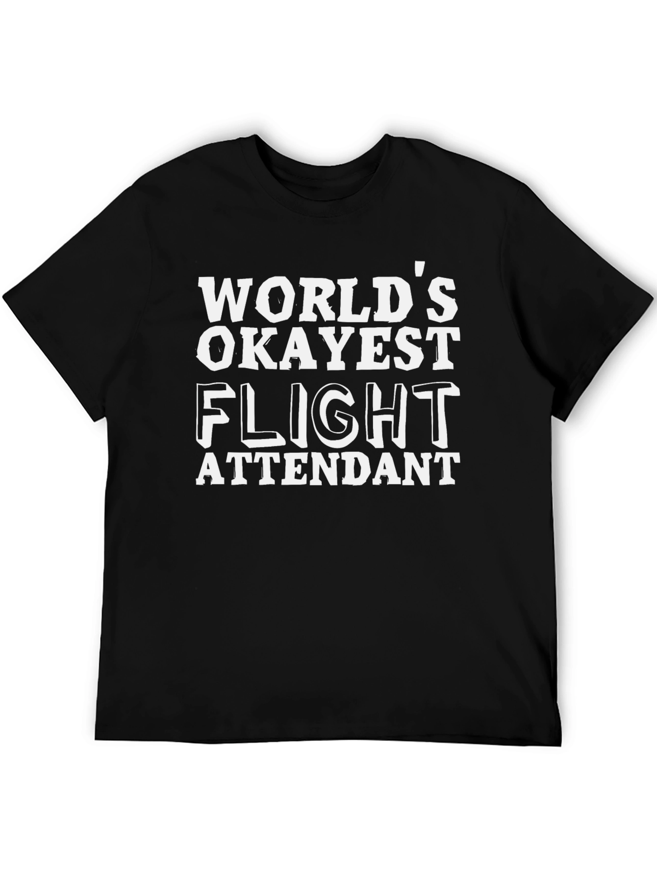 Worlds Okayest Flight Attendant T-Shirt