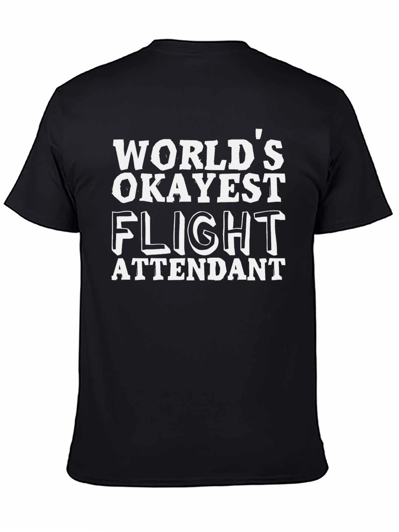 Worlds Okayest Flight Attendant T-Shirt