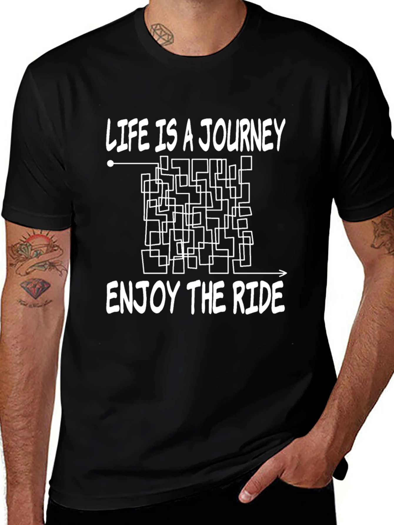 Life Is a Journey Graphic T-Shirt