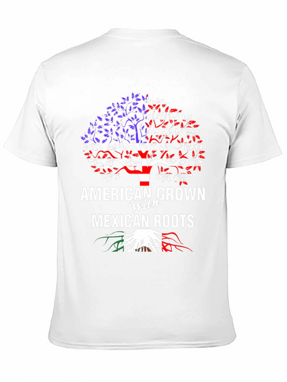 American Grown Mexican Roots T-Shirt