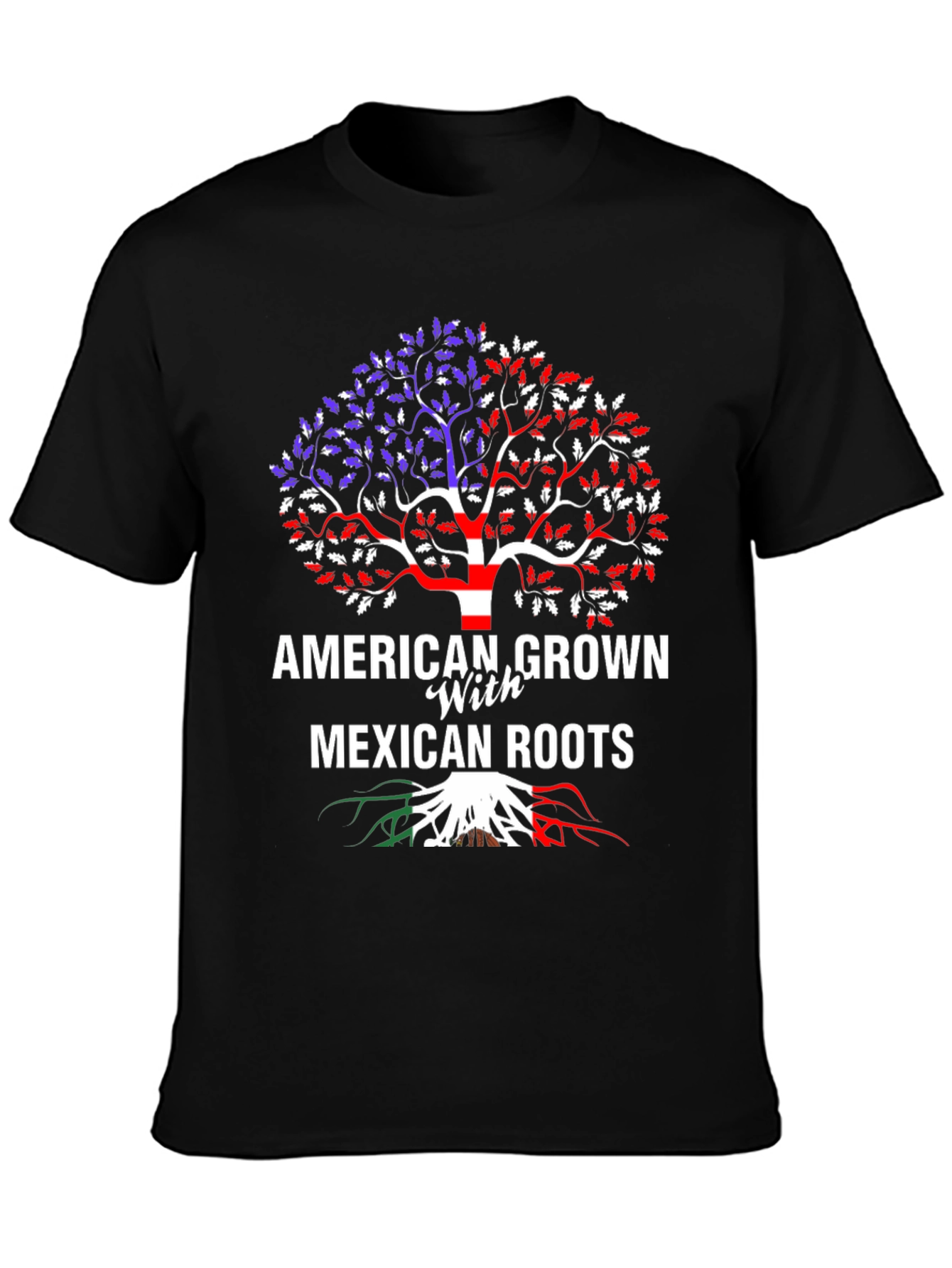 American Grown Mexican Roots T-Shirt