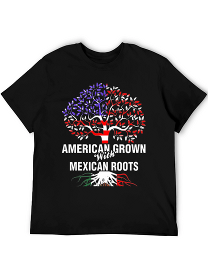 American Grown Mexican Roots T-Shirt