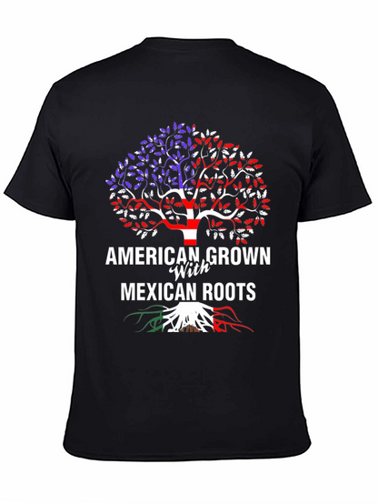 American Grown Mexican Roots T-Shirt