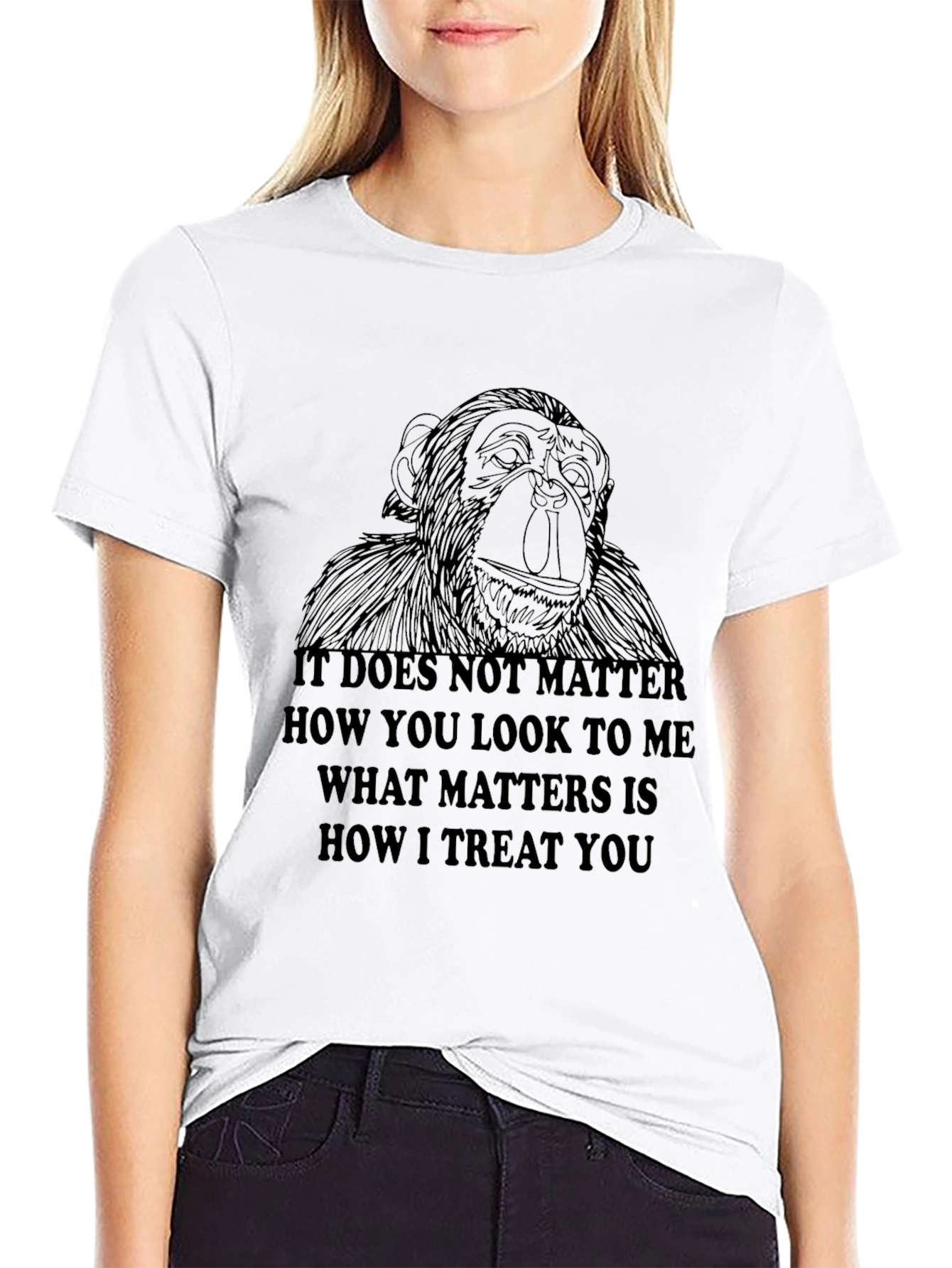 Chimpanzee T-Shirt - Kindness Matters