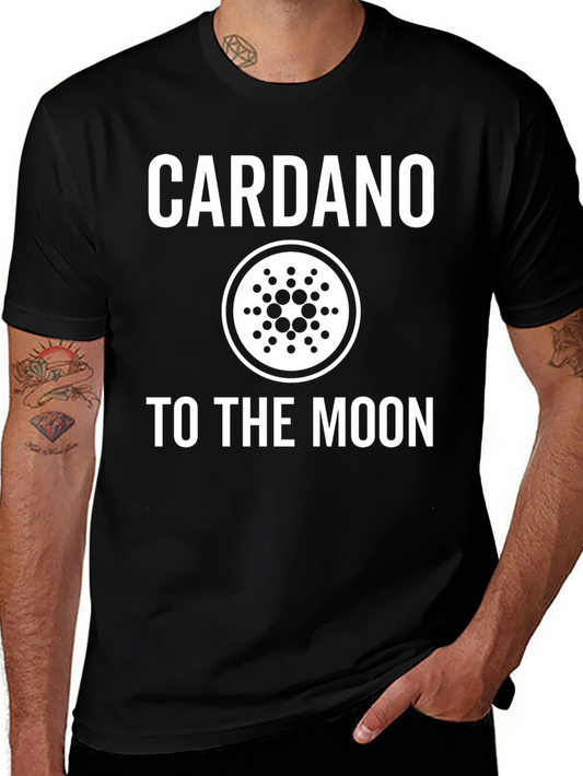 Cardano Crypto T-Shirt - To The Moon!