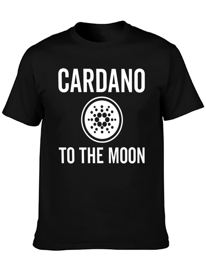 Cardano Crypto T-Shirt - To The Moon!