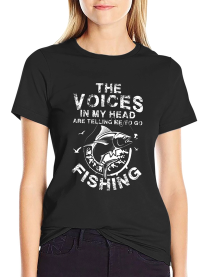 Voices Fishing Tee - Fun Angler T-Shirt