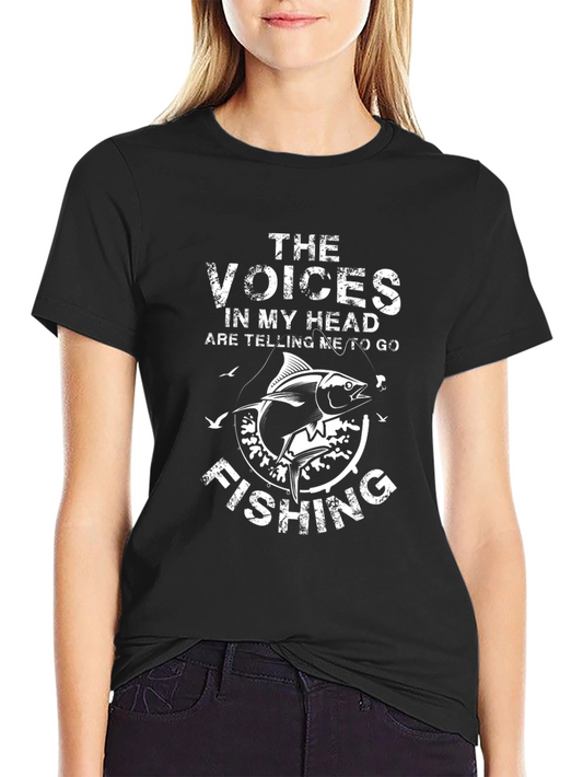 Voices Fishing Tee - Fun Angler T-Shirt