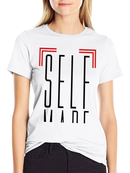 Self Made Graphic Black T-Shirt