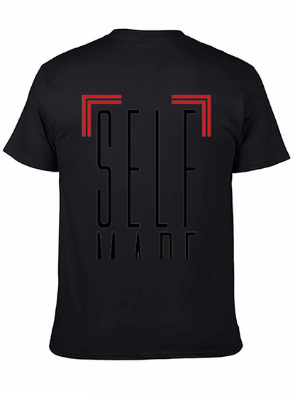 Self Made Graphic Black T-Shirt