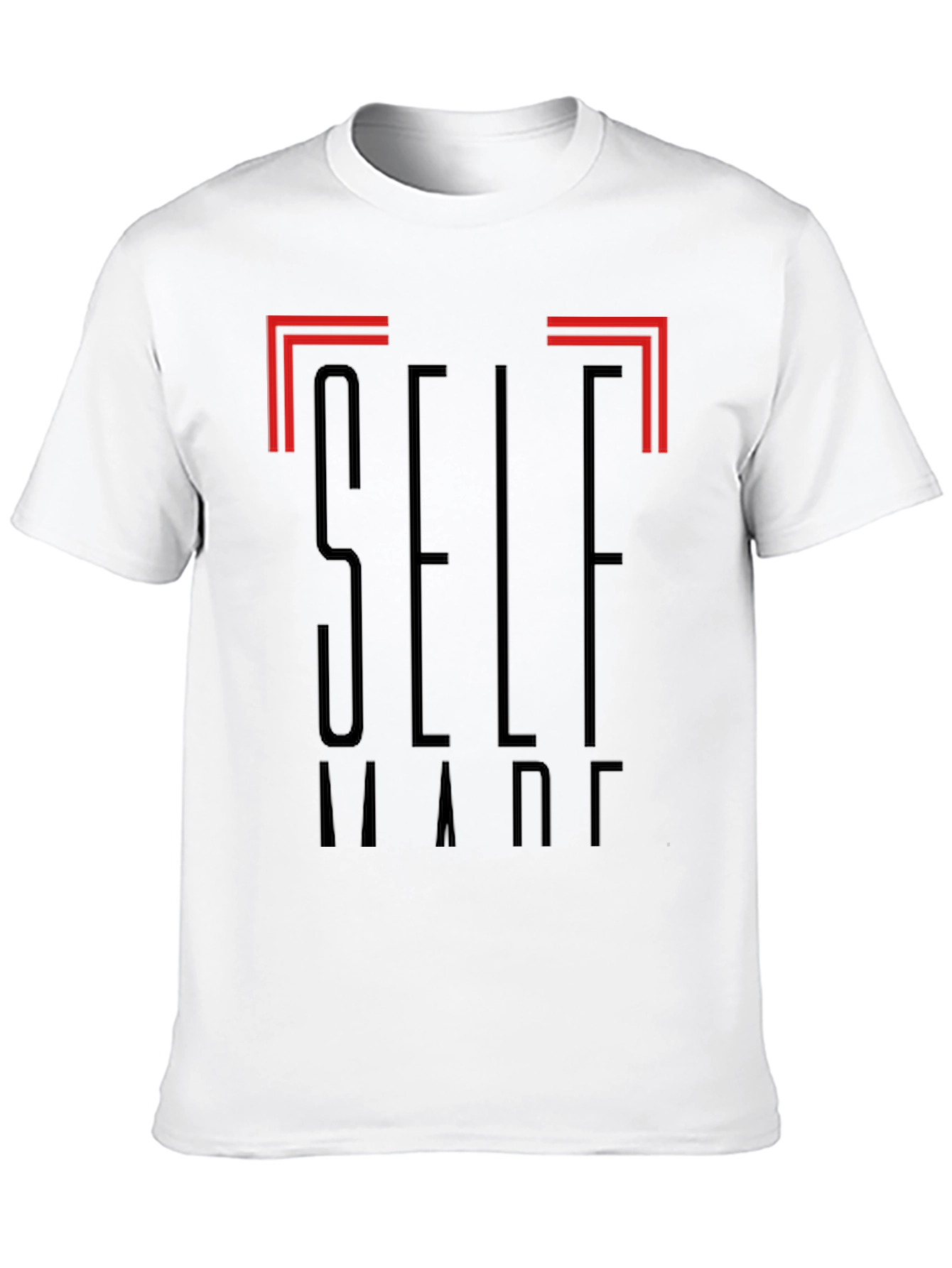 Self Made Graphic Black T-Shirt