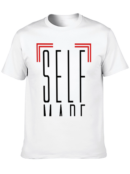 Self Made Graphic Black T-Shirt