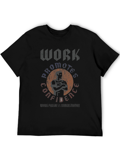 Workout Confidence Black Graphic Tee