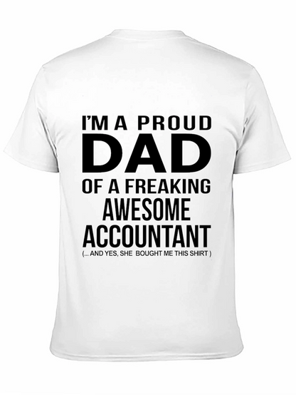 Proud Dad of an Awesome Accountant T-Shirt