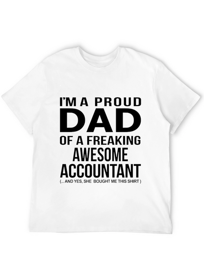 Proud Dad of an Awesome Accountant T-Shirt