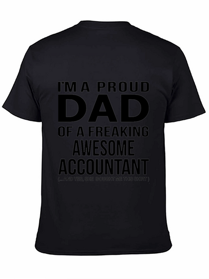Proud Dad of an Awesome Accountant T-Shirt