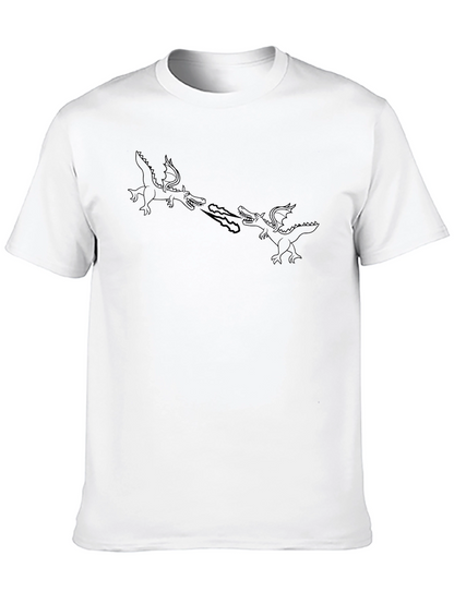 Dragon Duel Black T-Shirt