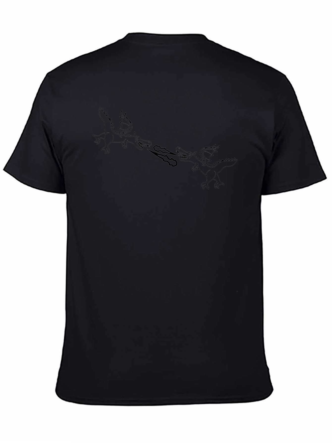 Dragon Duel Black T-Shirt