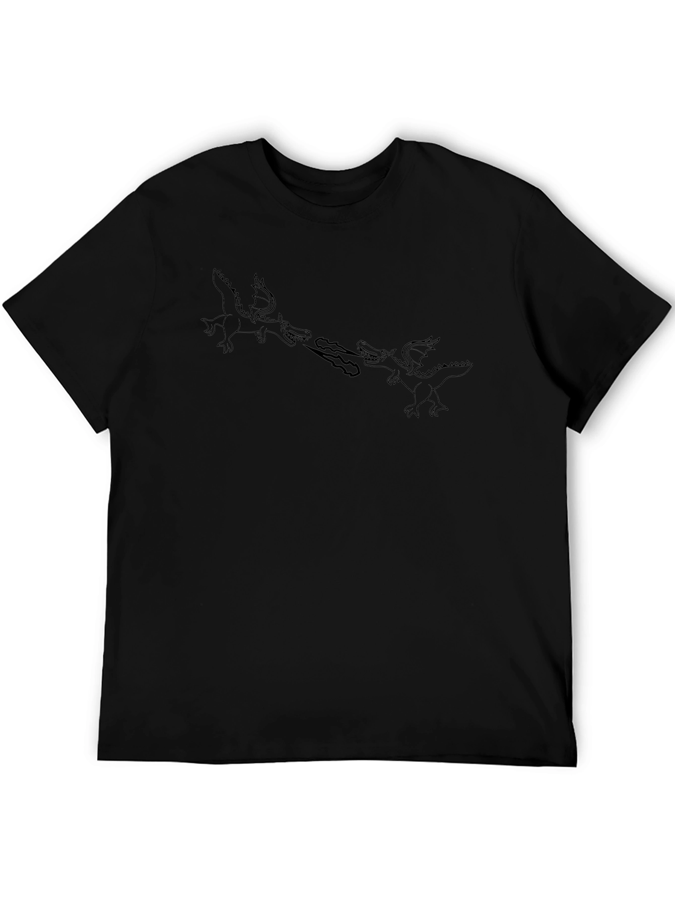 Dragon Duel Black T-Shirt