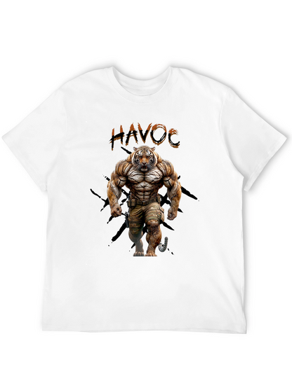 Havoc Tiger Graphic T-Shirt - Bold Design