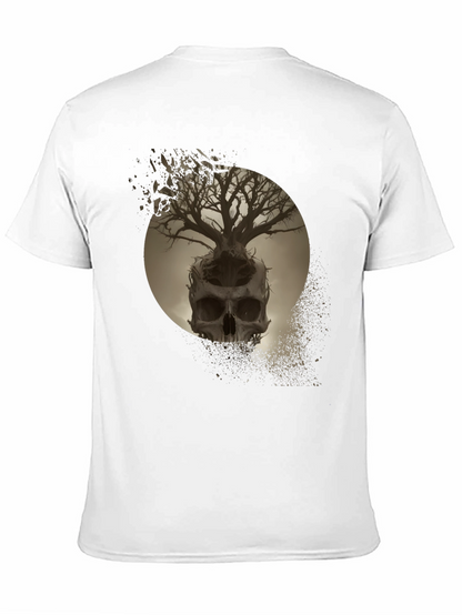 Skull Tree Graphic Tee - Unique Design