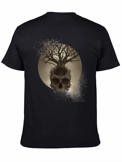 Skull Tree Graphic Tee - Unique Design