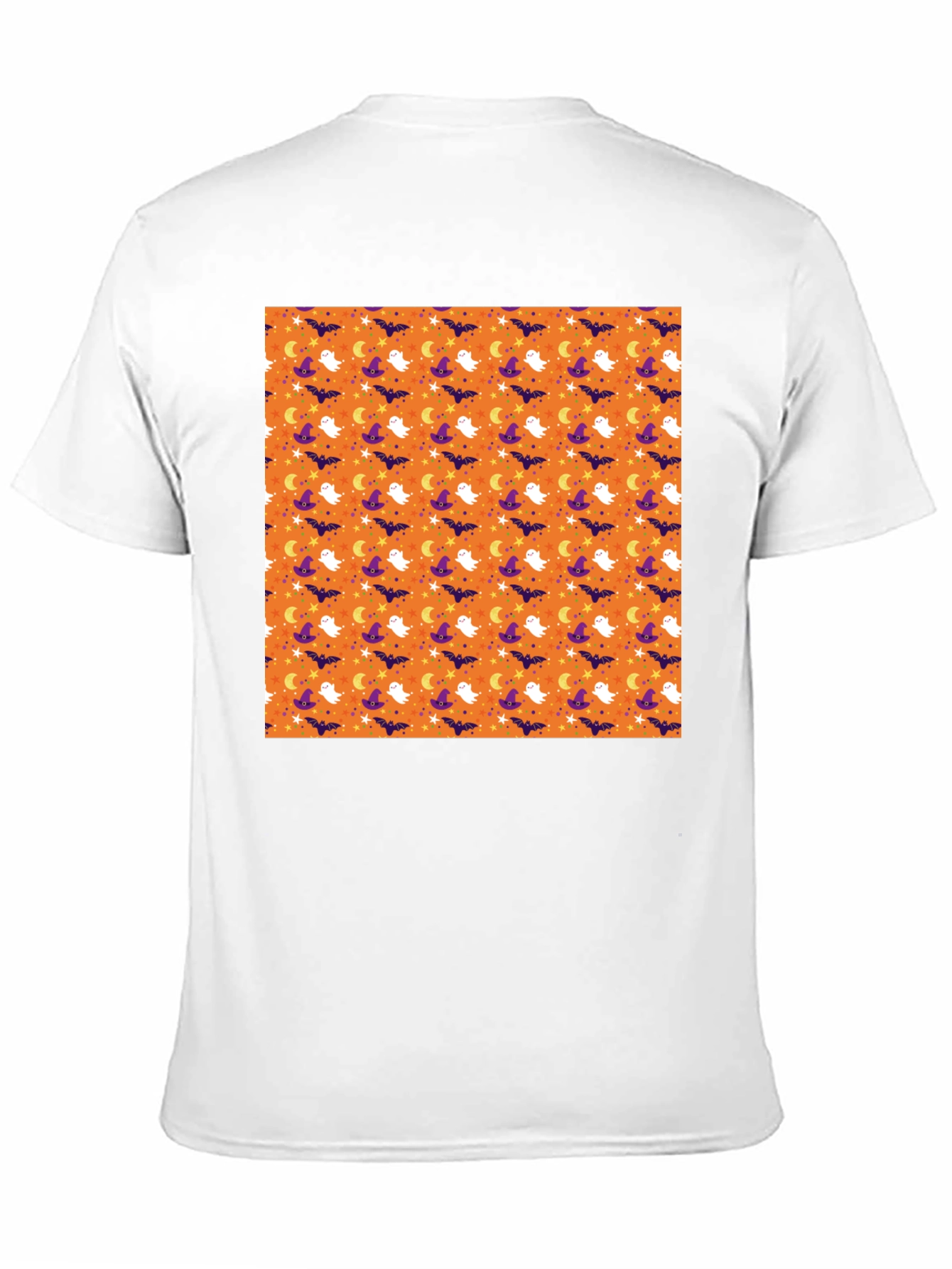Halloween Pattern Black T-Shirt