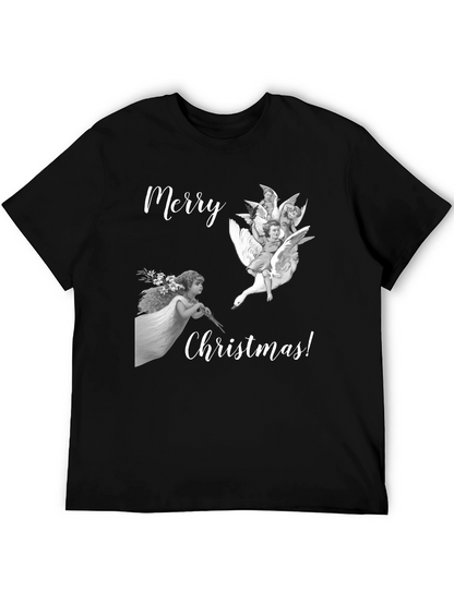 Merry Christmas Angels Graphic Tee