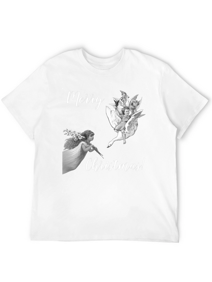 Merry Christmas Angels Graphic Tee