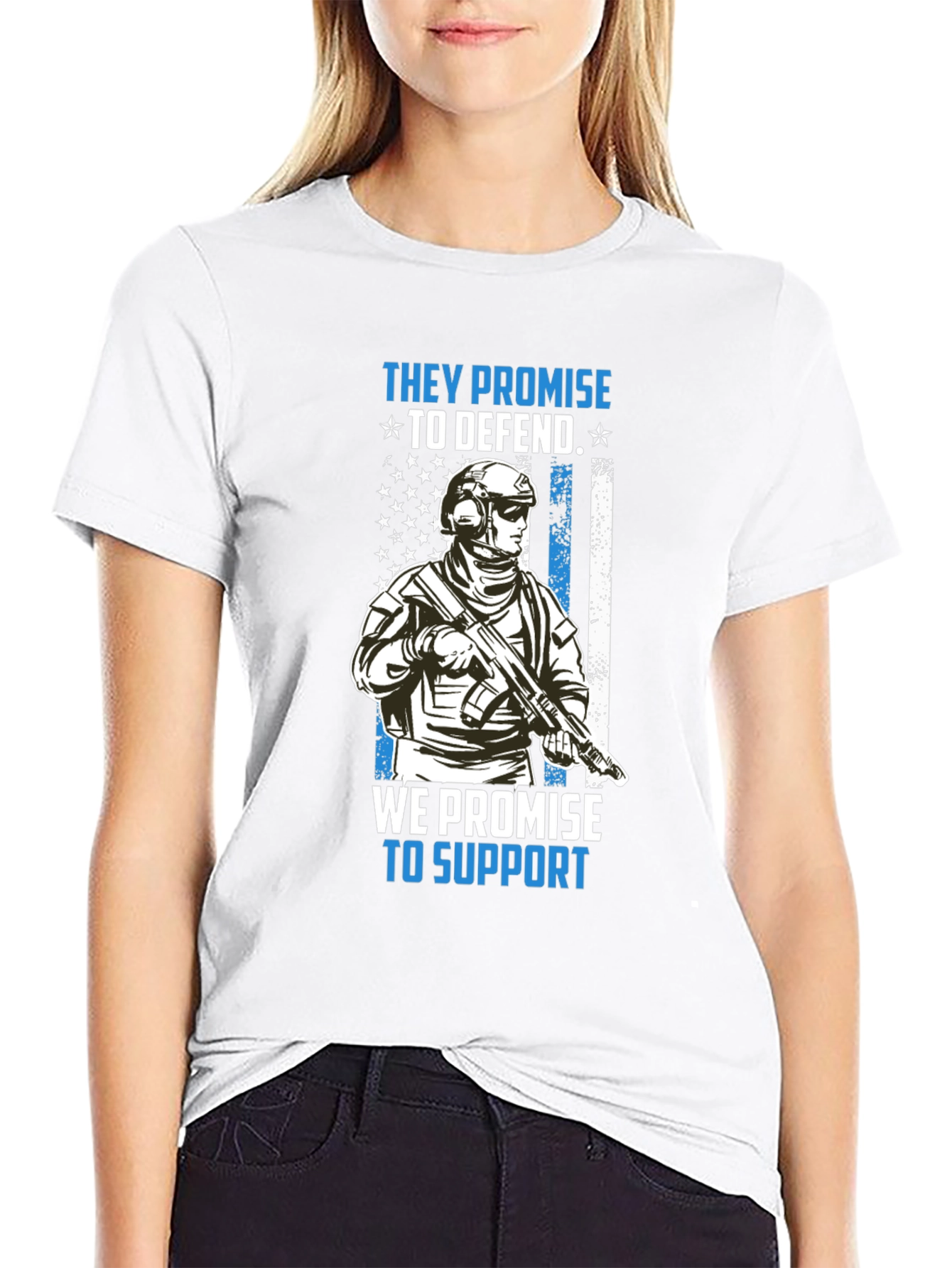 Patriotic Support T-Shirt