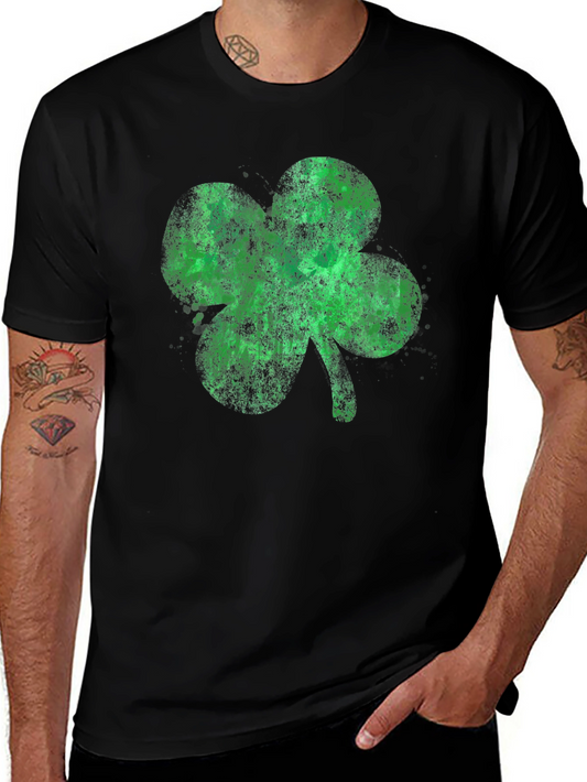Shamrock T-Shirt - St. Patricks Day Black Tee