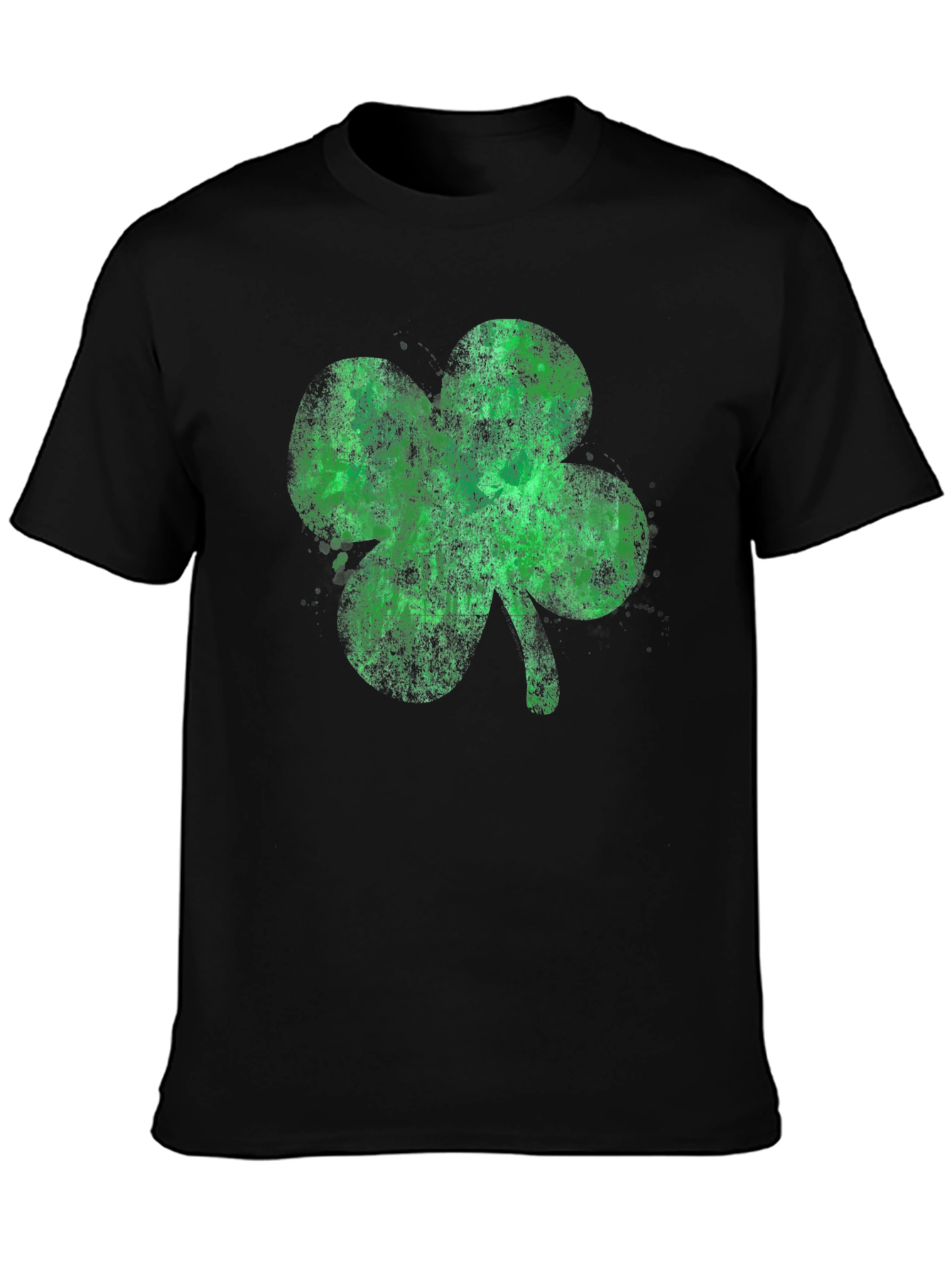 Shamrock T-Shirt - St. Patricks Day Black Tee