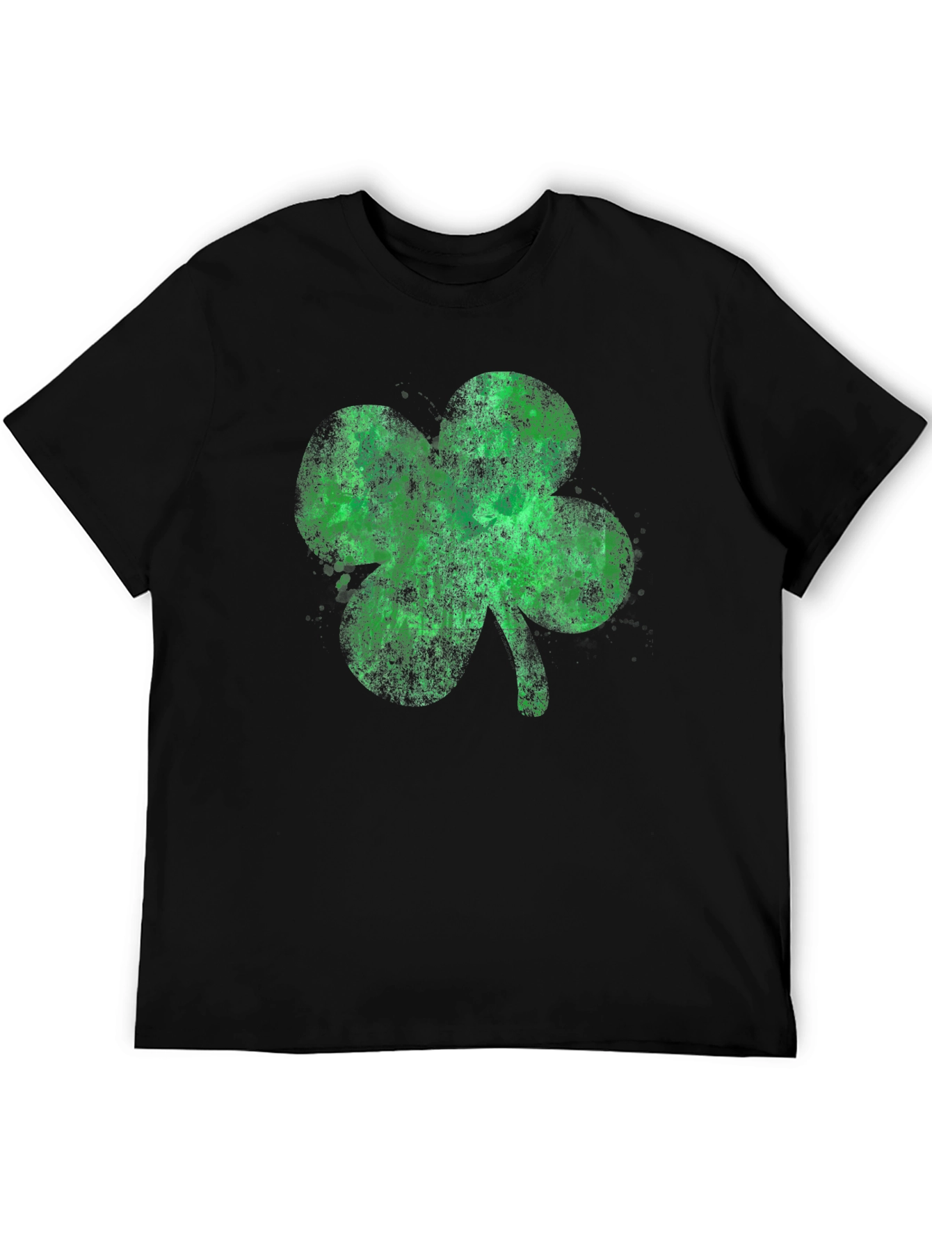 Shamrock T-Shirt - St. Patricks Day Black Tee