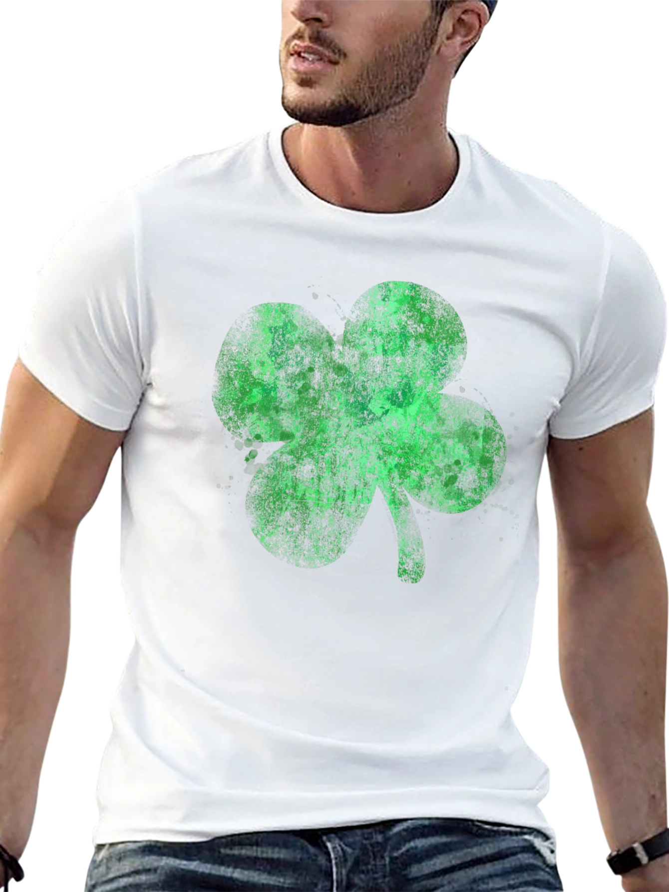 Shamrock T-Shirt - St. Patricks Day Black Tee