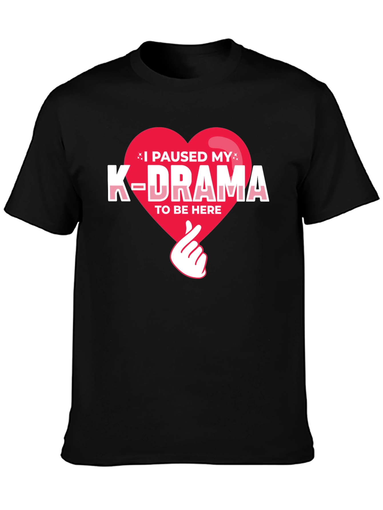 I Paused My K-Drama Graphic Tee