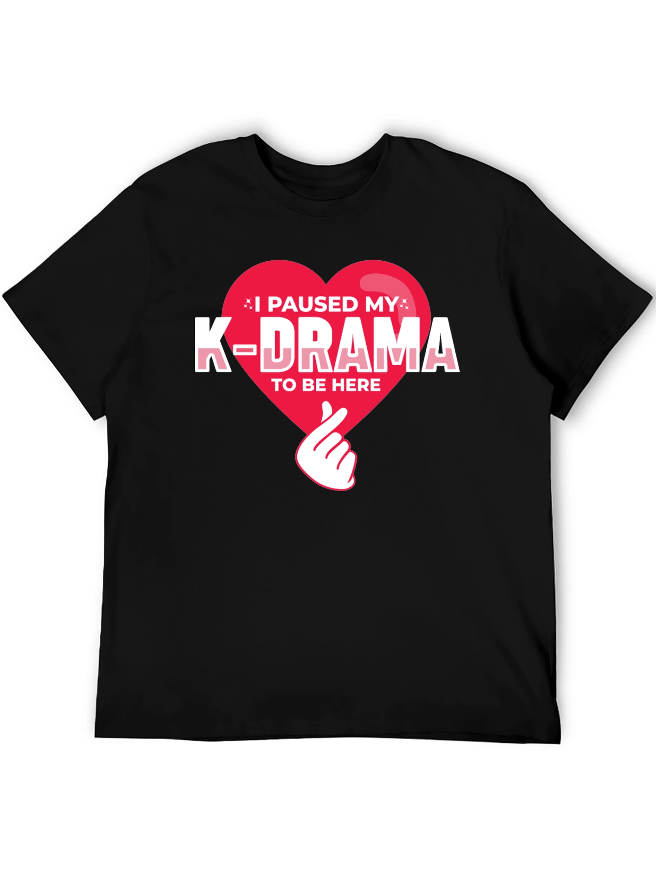 I Paused My K-Drama Graphic Tee