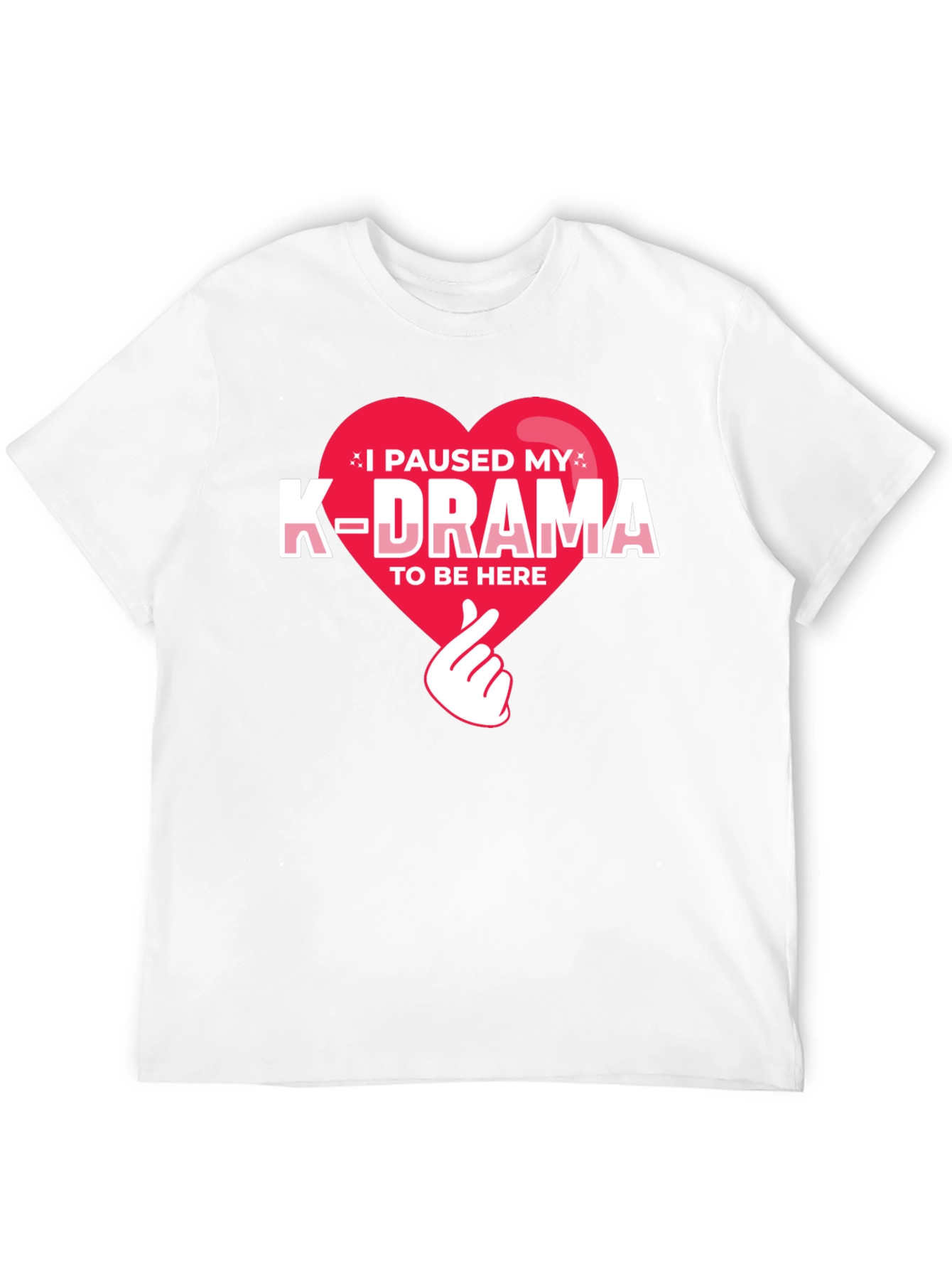 I Paused My K-Drama Graphic Tee
