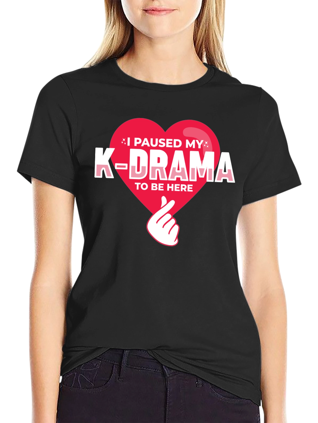 I Paused My K-Drama Graphic Tee