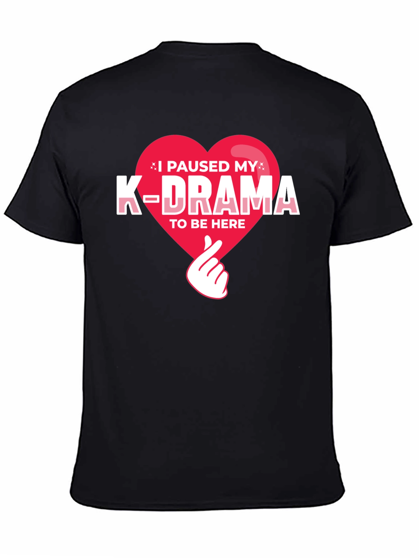 I Paused My K-Drama Graphic Tee