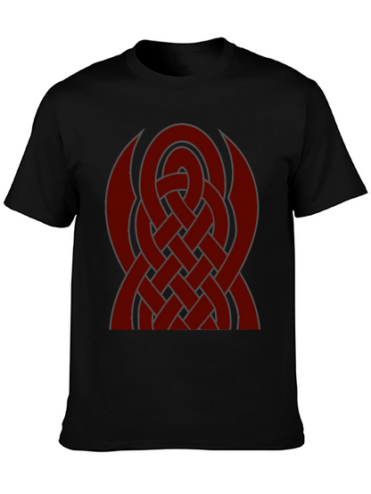 Celtic Knot Graphic Tee - Black