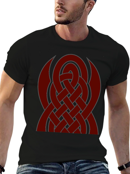 Celtic Knot Graphic Tee - Black