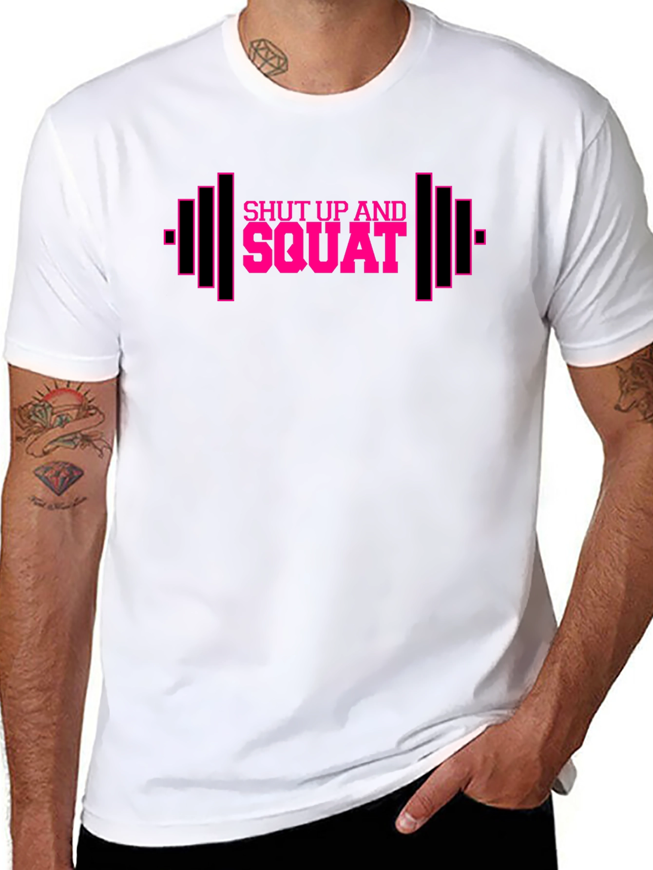Shut Up and Squat Workout T-Shirt