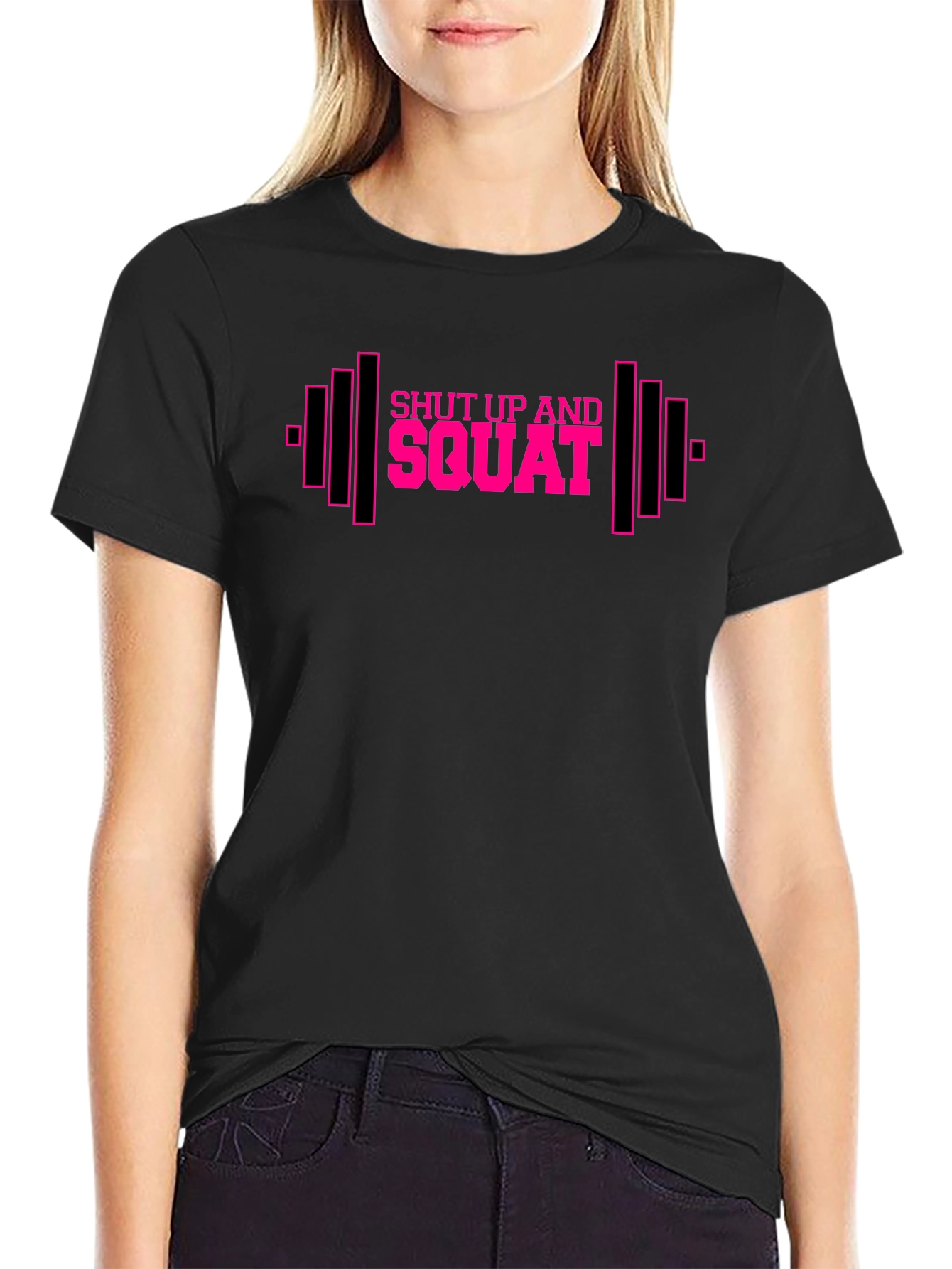 Shut Up and Squat Workout T-Shirt