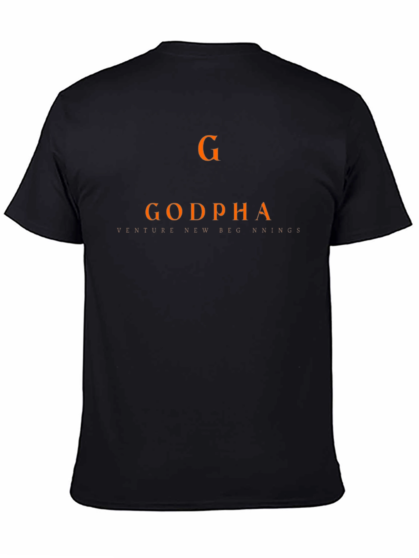 Godpha Venture New Beginnings Black T-Shirt