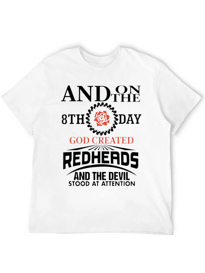 Redhead God Created Graphic Tee